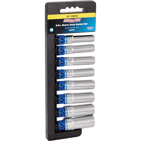 Channellock Metric 3/8 In. Drive 6-Point Deep Socket Set 8-Piece 366978